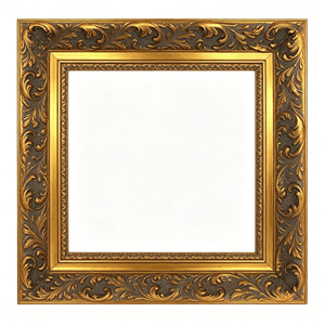 Moulage de cadre photo en or vintage avec sculptures florales complexes pour l'art et la <span class=keywords><strong>d</strong></span>écoration - Product Image 1