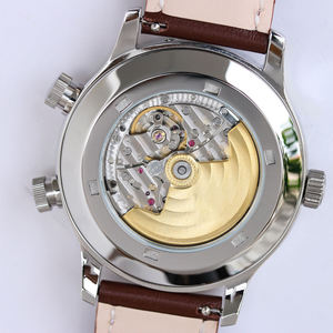 Đồng hồ thời gian kép tự động cho nam sang trọng phong cách Phi Công cho calatrava 5524 cảm hứng GMT Thời Gian Du Lịch hiển thị Chiều rộng dải con trỏ - Product Image 4