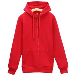 Women or men dress sweatshirt hoodie with zipper custom own logo anti-shrink eco-friendly