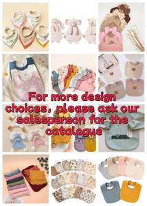 تخفيضات كبيرة فائقة النعومة بلون صلب الشاش بيبي مريلة قطنية عضوية - Product Image 6