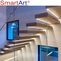 Cree — escalier intelligent flottant pour escaliers personnalisé, pièces d'escalier droits