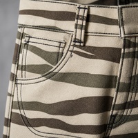 Pantalon cargo ample camouflage pour homme, patchwork et strass personnalisés