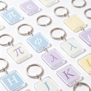 Porte-clés personnalisés en acrylique avec initiales, monogrammes et lettres pour cadeaux de mariage - Product Image 3