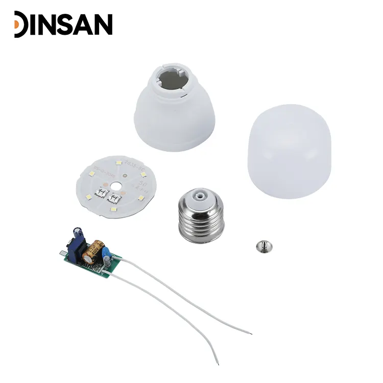 卸売AC 85-265V T字型LED電球ライト5ワットLED電球スペアパーツ