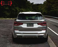 Kit carrosserie style carbone 3D (lame avant, jupes latérales, diffuseur arrière) pour BMW X3M F97 X4M F98, vente en gros directe usine, pièces auto