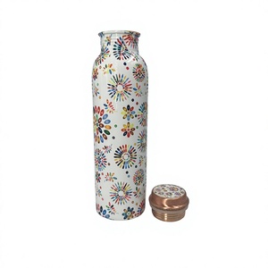 ขวดแก้วทำจากทองแดง100% ทองแดงบริสุทธิ์สำหรับดื่มกาแฟและชา - Product Image 1