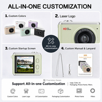 Mini caméra rétro vintage 2.5K UHD 64MP, zoom numérique 16X, enregistreur vidéo portable pour adolescents, cadeau de voyage, jouet