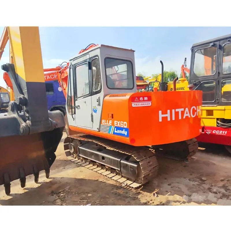 6Tons Used Hitachi Ex60, Low Work Hours Hitachi Ex60 Japanese Used Excavator Sale, Good Condition EX60