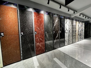 Gạch Lát sàn 60x60 trong gạch đen trắng với đường kẻ đen gạch Đen tàu điện ngầm Gạch gốm đen - Product Image 3