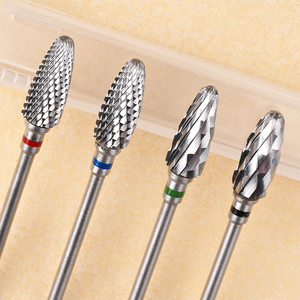 Yaqin Professional Large Cone <strong>Bits</strong> Silver Coating Efficient Gel Removal New Style Carbide Nail Drill <strong>Bits</strong> Wholesale - Product Image 3