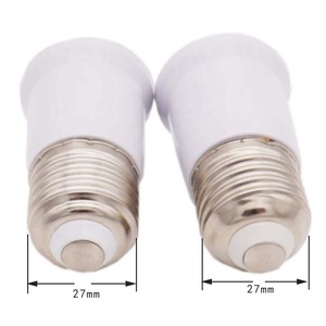 Douille d'extension pour ampoule LED E27 65mm, support de lampe en plastique blanc, base de conversion pour tête de lampe - Product Image 3