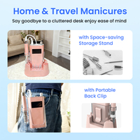 Machine à manucure électrique portable personnalisée, machine à retirer le gel, polisseuse à ongles en acrylique rechargeable, perceuse à ongles professionnelle 35000 tr/min