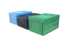 Caisse logistique en plastique empilable, pliable et repliable RX Plate+transport+stockage+boîte, pour le transport et le stockage