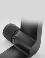 Robinet d'évier de luxe eau chaude et froide, style japonais, noir or robinet de salle de bains