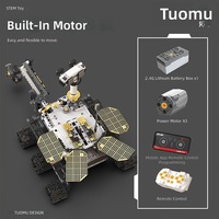Kit de construction de voiture exploratrice Mars télécommandée, blocs de construction STEM éducatifs, modèle scientifique créatif et amusant à faire soi-même pour enfants