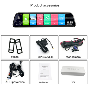 Ultimi 12 pollici 4G WIFI Android 8.1 ADAS specchietto retrovisore auto DVR HD 1080P navigatore GPS Dash Cam registratore doppio obiettivo <span class=keywords><strong>Registrar</strong></span> - Product Image 6