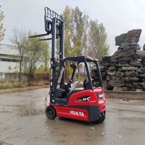 최고 공급업체 3륜 지게차 전기 1 1.5 2 3톤 신뢰할 수 있는 성능 고품질 전지형 중국산 지게차 CE ISO - Product Image 2