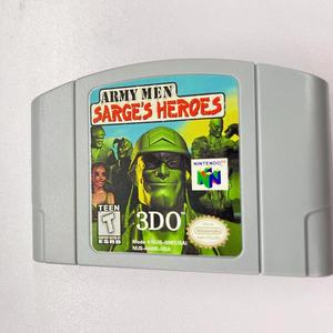 AR MY MEN SARGES HEROS Jeu US NTSC Version Cartouche de Jeu Vidéo Carte N64 Jeux pour Console Nintendo 64 - Product Image 5