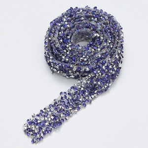 Banda Decorativa de Cristal Ecológico con Pedrería de Resina, Autoadhesiva, Hecha a Mano, para Bolsos, Calzado, Accesorios de Ropa y Encaje - Product Image 4