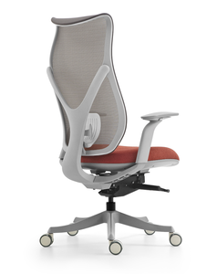 Chaise de bureau à dossier haut Support lombaire Conception en maille ergonomique Hauteur réglable et roues-Style moderne - Product Image 6