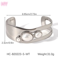 Pulseras de Oro de Diseño HY Fashion, Últimos Diseños, Pulseras de Trébol Gruesas para Mujer, Joyería de Pulseras de Trébol para Mujer