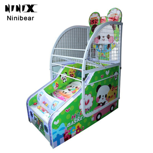 Máquina de baloncesto Panda de China Máquina de arcade de baloncesto para niños Consola de juegos de monedas deportivas - Product Image 2