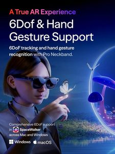 แว่นตา New Viture Luma Ultra Xr หน้าจอ 152 นิ้ว รองรับท่าทางมือ AR มุมมองภาพ 52 องศา ใช้ได้กับ Phone17/16/15/android/mac/pc ของแท้ ไม่ใช่ของใหม่ - Product Image 2