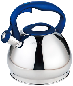 Hervidor de agua de vidrio de borosilicato alto con silbato, apto para estufa, de acero inoxidable, calidad OEM aceptable - Product Image 4