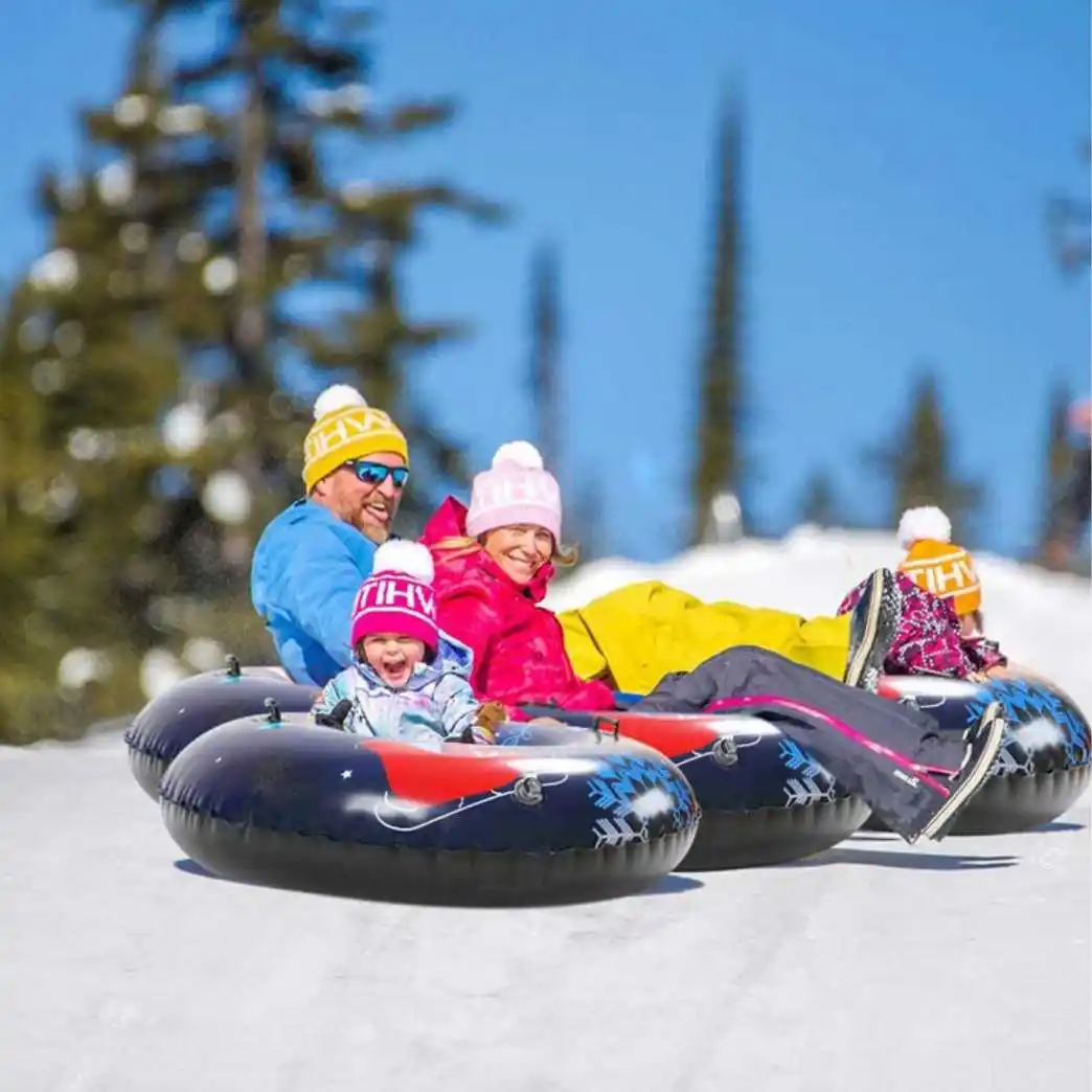 Two Handle Inflatable Snow Sled Tube, Winter Tube, 120 см