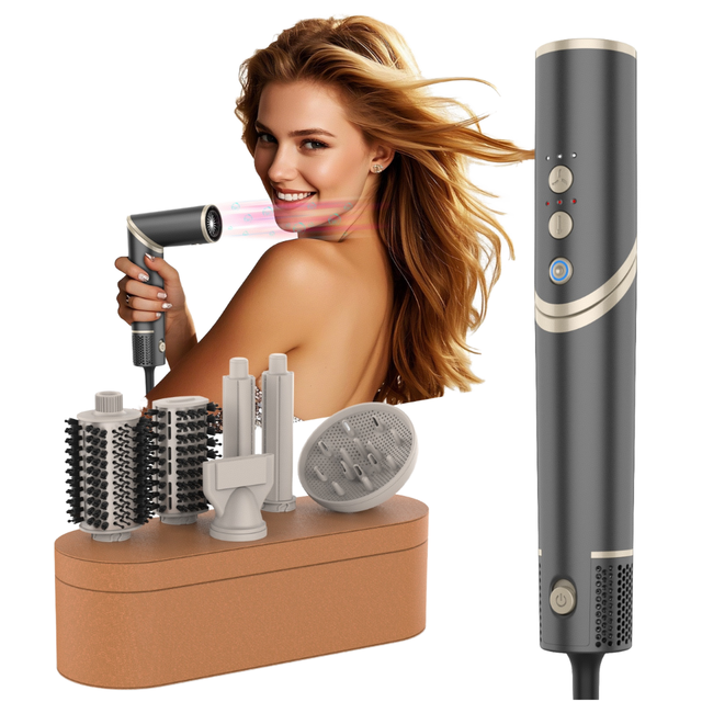 High speed Foldable Hot Air System Air Wrapper BLCD High Power Air Multi Function Styler with Ionic