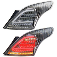 Feux arrière LED en gros pour Nissan Almera 2012-2016 : feux de freinage, feux d'avertissement et feux décoratifs de modification
