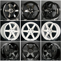 Jantes forgées JDM 5x114.3 5X120 4X100 19-24 pouces polies à 6 branches pour BMW Land Rover Rolls-Royce Nissan Mercedes-AMG Audi