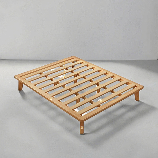Twin Hotel-Grade Solid Wood Modern Adjustable Height Bunk Bed Frame