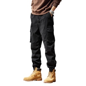 Salopette <span class=keywords><strong>tendance</strong></span> pour <span class=keywords><strong>homme</strong></span>, style japonais, automne <span class=keywords><strong>2023</strong></span>, taille mi-haute, coton, jambe ample, <span class=keywords><strong>pantalon</strong></span> décontracté - Product Image 5