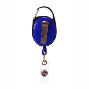 Mousqueton rétractable ID Card <span class=keywords><strong>Badge</strong></span> Reel <span class=keywords><strong>Badge</strong></span> Holder avec sangle - Product Image 2