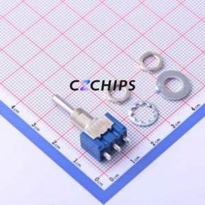 8A1021-Z Toggle Switch Through hole Component (THT) Switch Single Pole Double Throw 13mm 8mm 28.5mm - Product Image 2