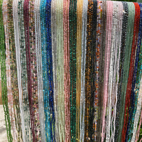 JD GEMS Vente en gros de perles de calcédoine facettées de 2/3/4 mm, pierres naturelles de haute qualité, petites perles idéales pour la fabrication de bijoux, bracelets de guérison