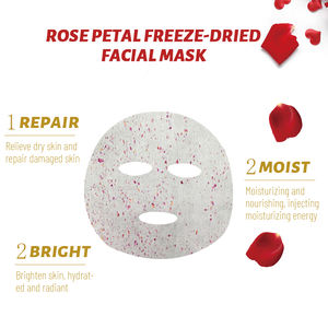 Y129 Maschera Facciale in Tessuto Non Tessuto con Petali di Rosa Liofilizzati Senza Acqua Senza Additivi con Essenza - Product Image 2