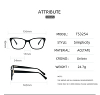 Nouvelle Tendance Montures de Lunettes Optiques Œil de Chat de Haute Qualité pour Femmes en ACÉTATE Prix d'Usine Logo Personnalisé