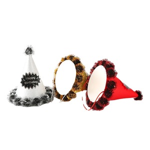 Sombreros de Cono para Cumpleaños de Niños y Adultos, Sombreros de Corona, Insertos de Papel para Pastel de <span class=keywords><strong>Feliz</strong></span> Cumpleaños, Sombreros de Fiesta con Punta, Gorra de Bola Puntiaguda - Product Image 5