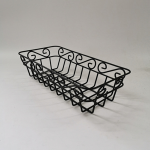 Utensili <span class=keywords><strong>da</strong></span> cucina per ristoranti dell'hotel cestino per la lievitazione del pane in metallo nero cestino portaoggetti in tessuto <span class=keywords><strong>da</strong></span> tavolo fatto a mano - Product Image 3