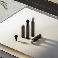 Flacons de parfum miniatures en verre transparent personnalisés de 1,5 ml/2 ml, contenants cosmétiques avec logo personnalisé imprimé à l'écran, impression à l'écran