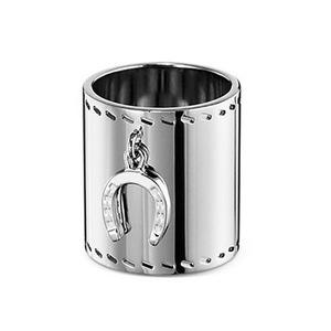 Broche porte-écharpe en acier inoxydable en forme de fer à cheval, accessoire de bijouterie, <span class=keywords><strong>anneau</strong></span> de fixation pour foulard <span class=keywords><strong>femme</strong></span> - Product Image 2