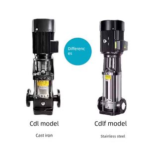 Bomba centrífuga vertical multietapa de acero inoxidable South Pump CDL/F 380V para circulación de agua en tuberías de alta elevación y potencia 5+ - Product Image 3