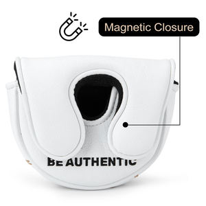 OEM Custom Magnetic Square <b>Putter</b> <b>Head</b> <b>Cover</b> Pu Leather Golf Club <b>Covers</b> Headcover Mallet <b>Putter</b> <b>Cover</b> - Product Image 6