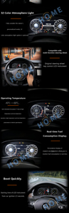Ultima auto originale Full LCD schermo digitale Cluster virtuale cabina di pilotaggio velocità Smart metro Dash per VW <span class=keywords><strong>Passat</strong></span> B8 CC Arteon variante - Product Image 5