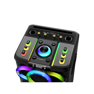<span class=keywords><strong>Altavoz</strong></span> NDR-3270 de Alta Potencia (100W) <span class=keywords><strong>con</strong></span> Triple Woofer de 12 Pulgadas, Iluminación LED RGB Inalámbrica y Micrófono para Karaoke y Fiestas - Product Image 4