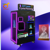 Machine de vente automatique 320DK pour l'impression et la gravure laser sur cristal photo