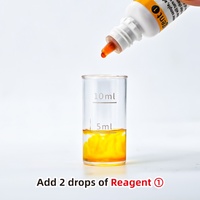 Kit de test de la teneur en carbonate Jubway KH 20-600 mg/L, réactif de titrage pour la surveillance de la dureté de l'eau des aquariums et industrielle