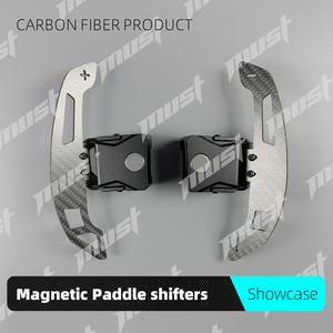 Para Ford 7th Gen Mustang Dark Horse S650 GT GTD 2024 2025 diseño hueco magnético de fibra de carbono Paddle Shifter piezas de repuesto - Product Image 6